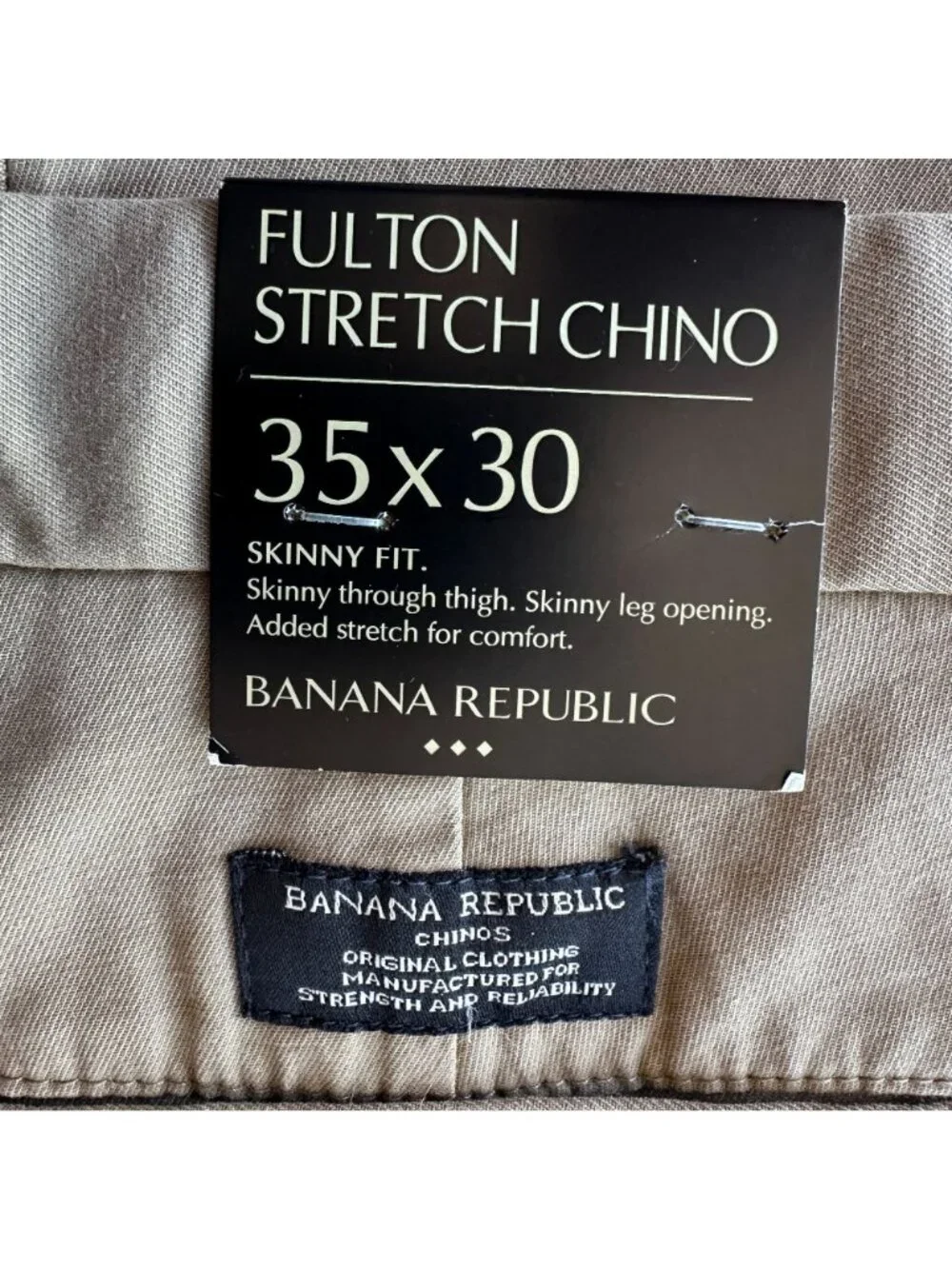 Banana Republic Factory Men's Tan Chinos